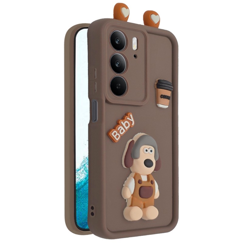 کاور فانتزی مدل KittyDog مناسب برای گوشی موبایل ریلمی C75