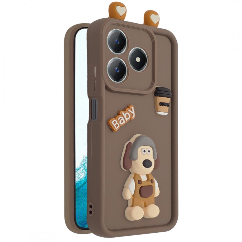 کاور فانتزی مدل KittyDog مناسب برای گوشی موبایل ریلمی C61