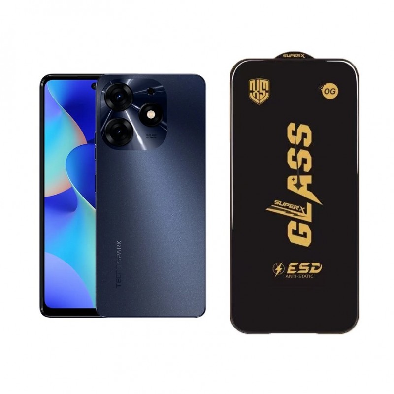 محافظ صفحه نمایش OG GLASS ESD مناسب برای گوشی موبایل تکنو Spark 10 Pro