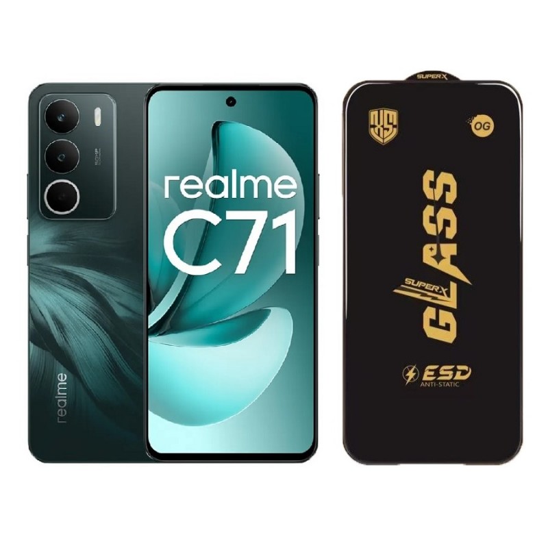 محافظ صفحه نمایش OG GLASS ESD مناسب برای گوشی موبایل ریلمی C71 4G