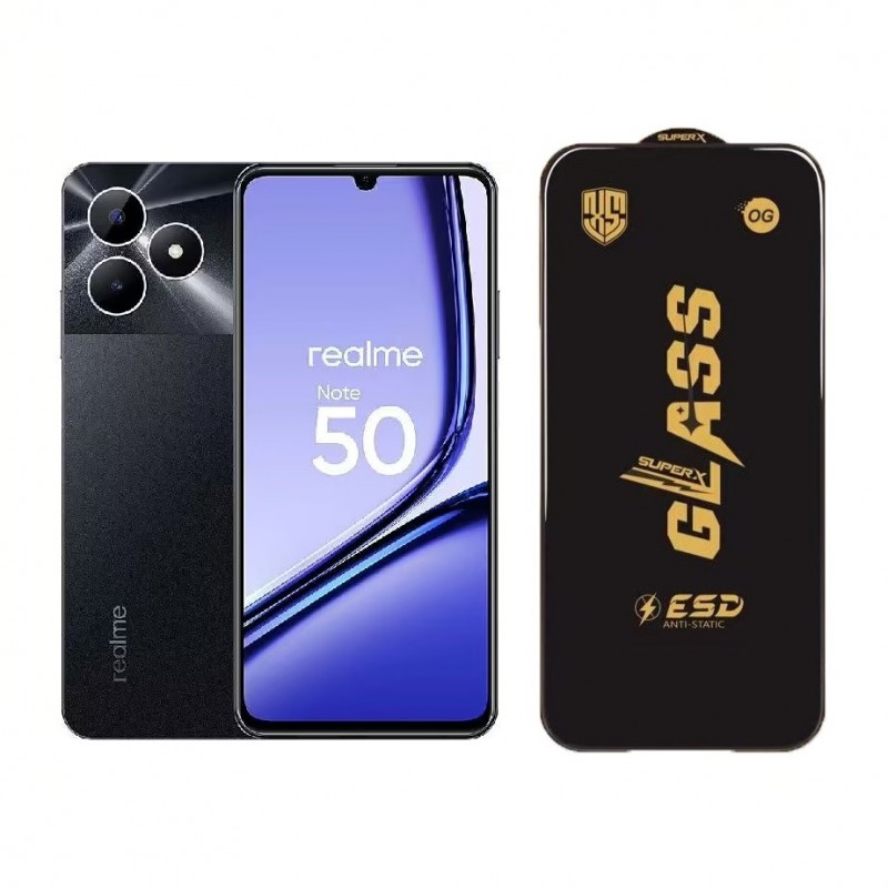 محافظ صفحه نمایش OG GLASS ESD مناسب برای گوشی موبایل ریلمی Note 50