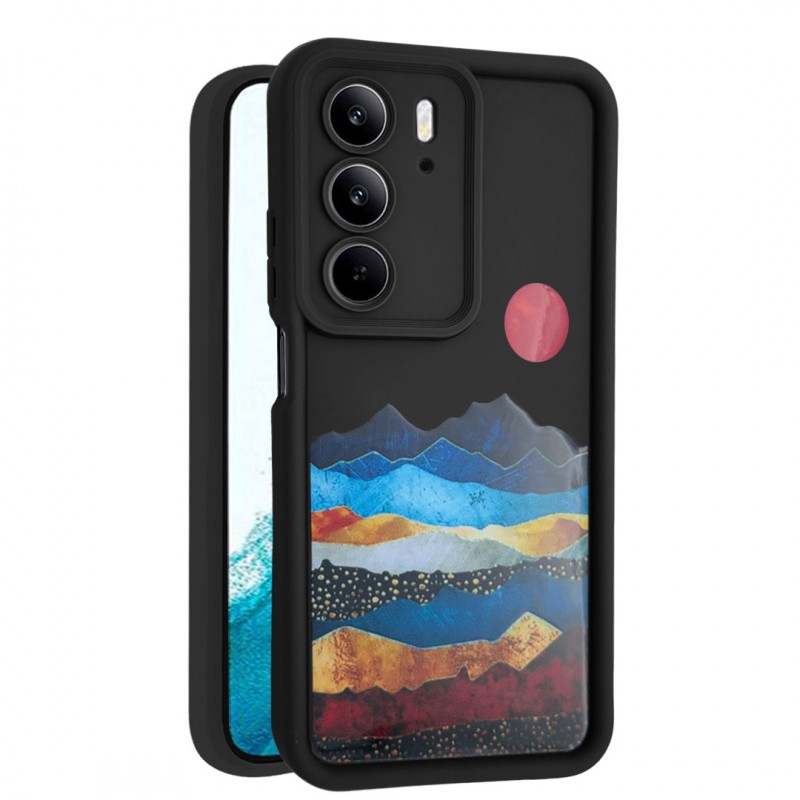 کاور طرح دار مدل ColorPeak مناسب برای گوشی موبایل ریلمی C75