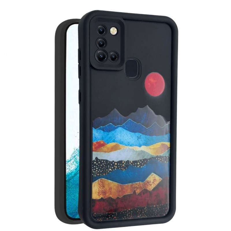 کاور طرح دار مدل ColorPeak مناسب برای گوشی موبایل سامسونگ Galaxy A21s