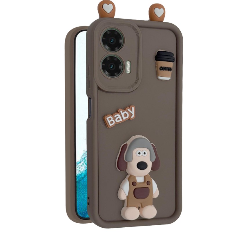 کاور فانتزی مدل KittyDog مناسب برای گوشی موبایل موتورولا Moto G35