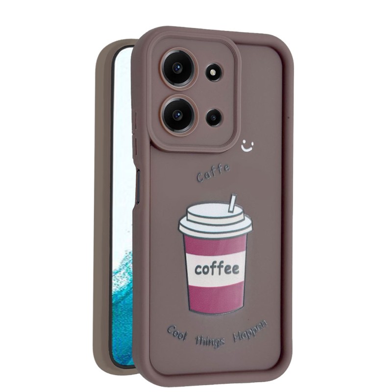 کاور طرح‌دار مدل CafeMood مناسب برای گوشی موبایل شیائومی Redmi 15C 4G / Poco C85