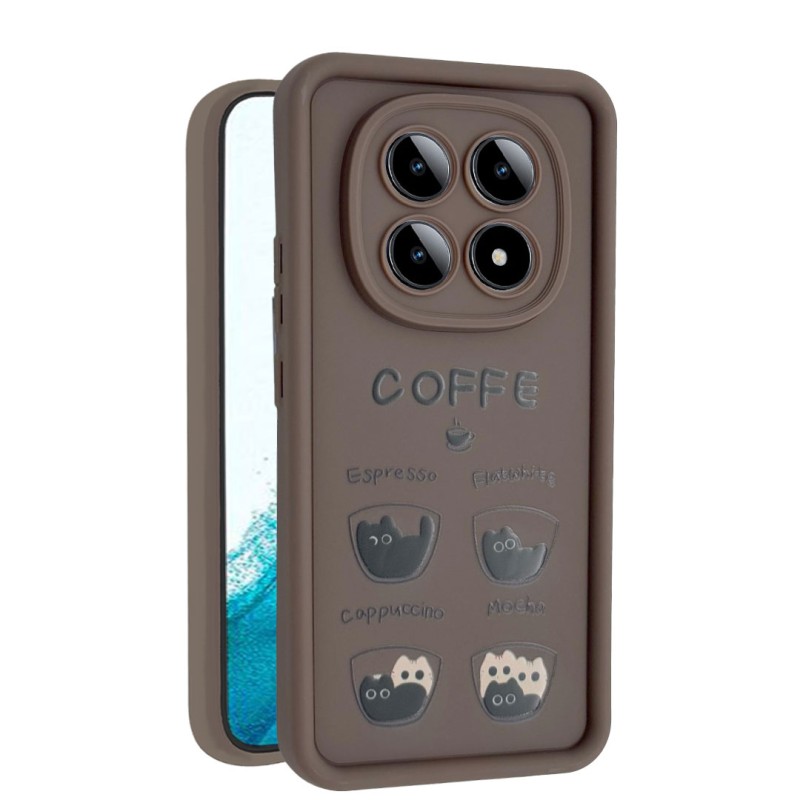 کاور طرح دار مدل MochaMew مناسب برای گوشی موبایل شیائومی Redmi Note 15