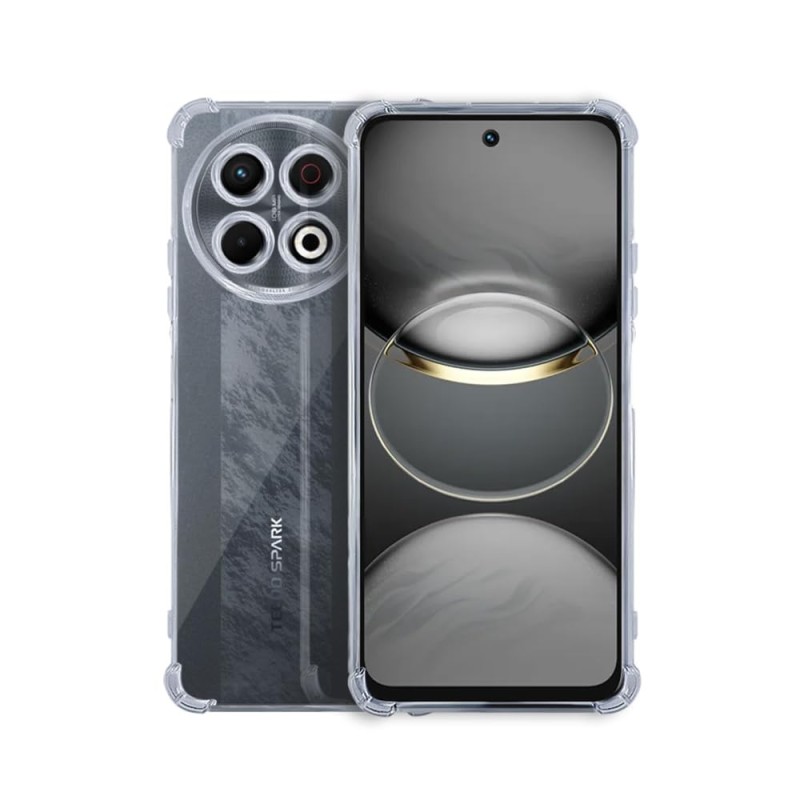 کاور ژله ای مدل ShockProof مناسب برای گوشی موبایل تکنو Spark 30 Pro