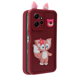 کاور فانتزی مدل RoseKitty مناسب برای گوشی موبایل شیائومی Redmi Note 12 4G