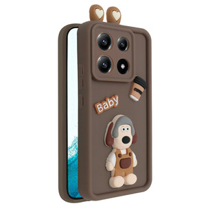 کاور فانتزی مدل KittyDog مناسب برای گوشی موبایل شیائومی Poco X6 Pro 5G