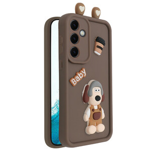 کاور فانتزی مدل KittyDog مناسب برای گوشی موبایل سامسونگ Galaxy A55