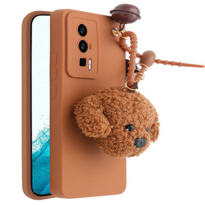 کاور عروسکی پودل مناسب گوشی شیائومی Poco F5 Pro