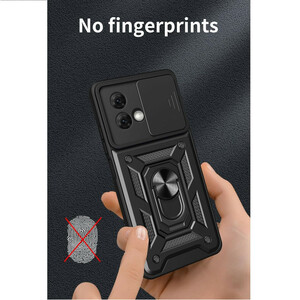 کاور مدل بتمنی مناسب برای گوشی موبایل موتورولا Moto G84 نمای در دست