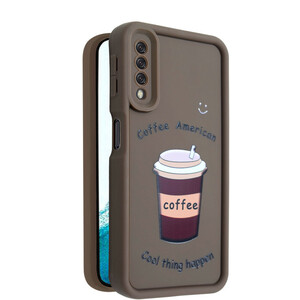 کاور طرحدار مدل CafeMood مناسب برای گوشی موبایل سامسونگ Galaxy A750 / A7 2018