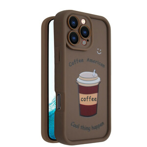 کاور طرح‌دار مدل CafeMood مناسب برای گوشی موبایل اپل 16 Pro Max