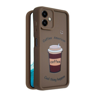 کاور طرح‌دار مدل CafeMood مناسب برای گوشی موبایل سامسونگ Galaxy A06