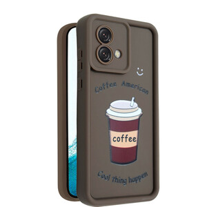 کاور طرح‌دار مدل CafeMood مناسب برای گوشی موبایل موتورولا Moto G84