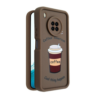 کاور طرح‌دار مدل CafeMood مناسب برای گوشی موبایل هوآوی Y9A