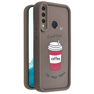 کاور طرح‌دار مدل CafeMood مناسب برای گوشی موبایل هوآوی Y7P 2020