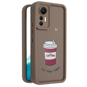 کاور طرح‌دار مدل CafeMood مناسب برای گوشی موبایل شیائومی 12 Lite