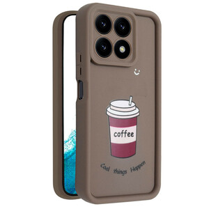 کاور طرح‌دار مدل CafeMood مناسب برای گوشی موبایل آنر X8A
