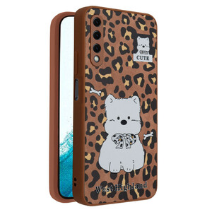 کاور فانتزی مدل Westie طرح پلنگی مناسب برای گوشی موبایل هوآوی Y9S