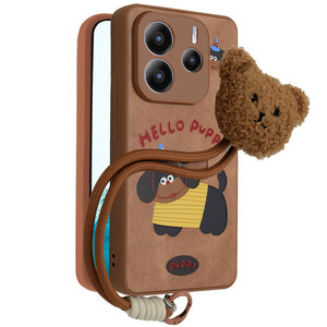 کاور مدل Cuddle Grip مناسب برای گوشی موبایل شیائومی Redmi Note 14 5G به همراه بند آویز