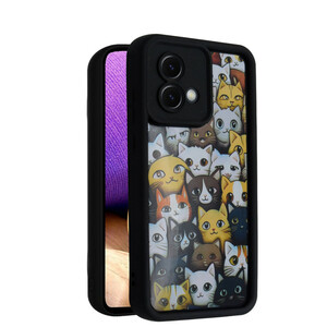 کاور طرح دار مدل CuteCats مناسب برای گوشی موبایل موتورولا Moto G84