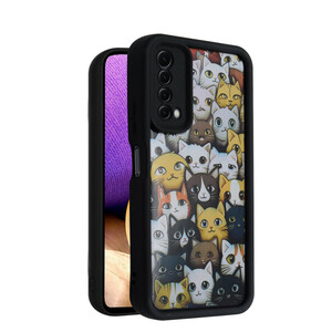 کاور طرح دار مدل CuteCats مناسب برای گوشی موبایل هواوی Y7A