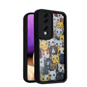 کاور طرح دار مدل CuteCats مناسب برای گوشی موبایل آنر 90