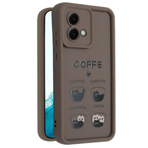 کاور طرح دار مدل MochaMew مناسب برای گوشی موبایل Moto G84