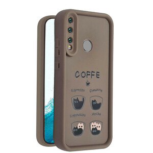 کاور طرح دار مدل MochaMew مناسب برای گوشی موبایل Y7P 2020