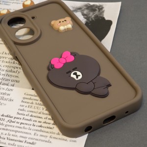 طرح خرسی برجسته قاب KittyBear مناسب شیائومی Redmi A5