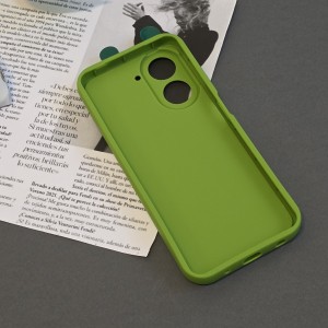 نمای جانبی قاب GreenFrog مناسب گوشی Redmi A5، با گوش‌های برجسته و رنگ سبز فانتزی