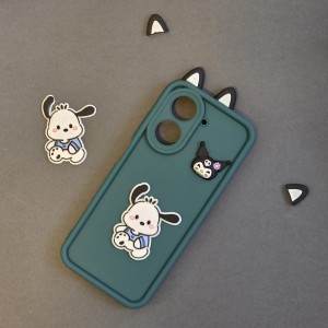 قاب فانتزی KittyRabit با طراحی کارتونی و گوش‌های برجسته مناسب گوشی Redmi A5