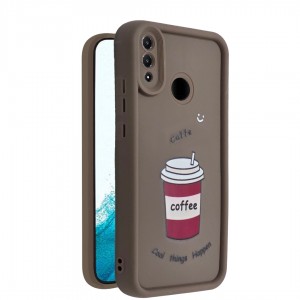 کاور طرح‌دار مدل CafeMood مناسب برای گوشی موبایل هوآوی Y8s