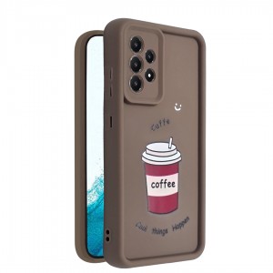 کاور طرح‌دار مدل CafeMood مناسب برای گوشی موبایل سامسونگ Galaxy A52 / A52s
