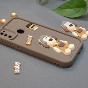 کاور فانتزی مدل KittyDog مناسب برای گوشی موبایل سامسونگ Galaxy M21 / M21 2021 نمای کنار