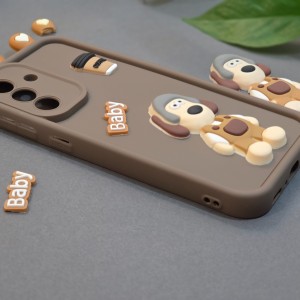کاور فانتزی مدل KittyDog مناسب برای گوشی موبایل سامسونگ Galaxy A56 نمای کناری