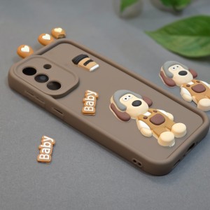 کاور فانتزی مدل KittyDog مناسب برای گوشی موبایل سامسونگ Galaxy A36 نمای کناری