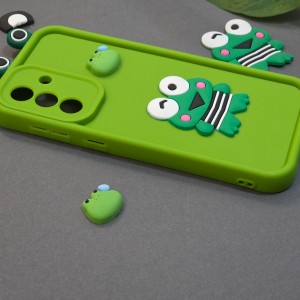 کاور فانتزی مدل GreenFrog مناسب برای گوشی موبایل سامسونگ Galaxy A56 نمای کناری