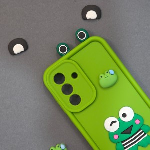 کاور فانتزی مدل GreenFrog مناسب برای گوشی موبایل سامسونگ Galaxy A56 نمای نزدیک