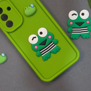 کاور فانتزی مدل GreenFrog مناسب برای گوشی موبایل سامسونگ Galaxy A56 نمای نزدیک