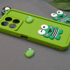 کاور فانتزی مدل GreenFrog مناسب برای گوشی موبایل آنر Honor X8A نمای کناری