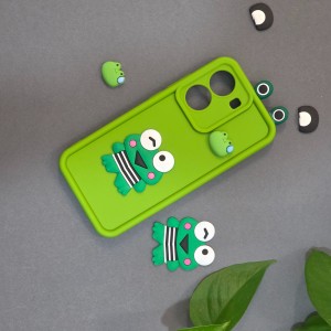 کاور فانتزی مدل GreenFrog مناسب برای گوشی موبایل شیائومی Poco X7 Pro