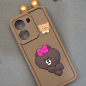 کاور فانتزی مدل KittyBear مناسب برای گوشی موبایل شیائومی Poco X7 Pro نمای نزدیک