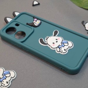 کاور فانتزی مدل KittyRabit مناسب برای گوشی موبایل شیائومی Poco X7 Pro نمای کنار