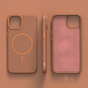 کاور لوکس Cavaro برای iPhone 12 Mini | طراحی ظاهری خاص، چرم مصنوعی باکیفیت شتری