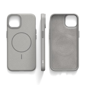 کاور لوکس Cavaro برای اپل iPhone 13 Mini | طراحی ظاهری خاص، چرم مصنوعی باکیفیت طوسی