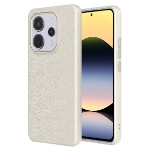 کاور لوکس Cavaro برای Redmi Note 14 4G | طراحی ظاهری خاص، چرم مصنوعی باکیفیت طوسی روشن
