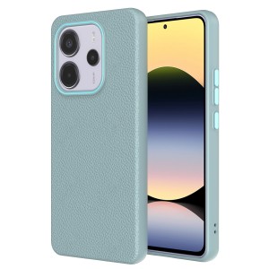 کاور لوکس Cavaro برای Redmi Note 14 4G | طراحی ظاهری خاص، چرم مصنوعی باکیفیت ابی یخی